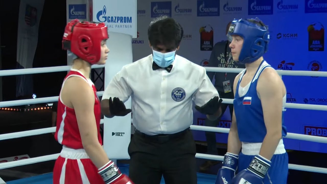 Kielce 2021 Session5A (W54kg) GIANNAKOPOULOU Antonia Filippa *GRE) vs KIRIENKO Anastasiia (RUS)