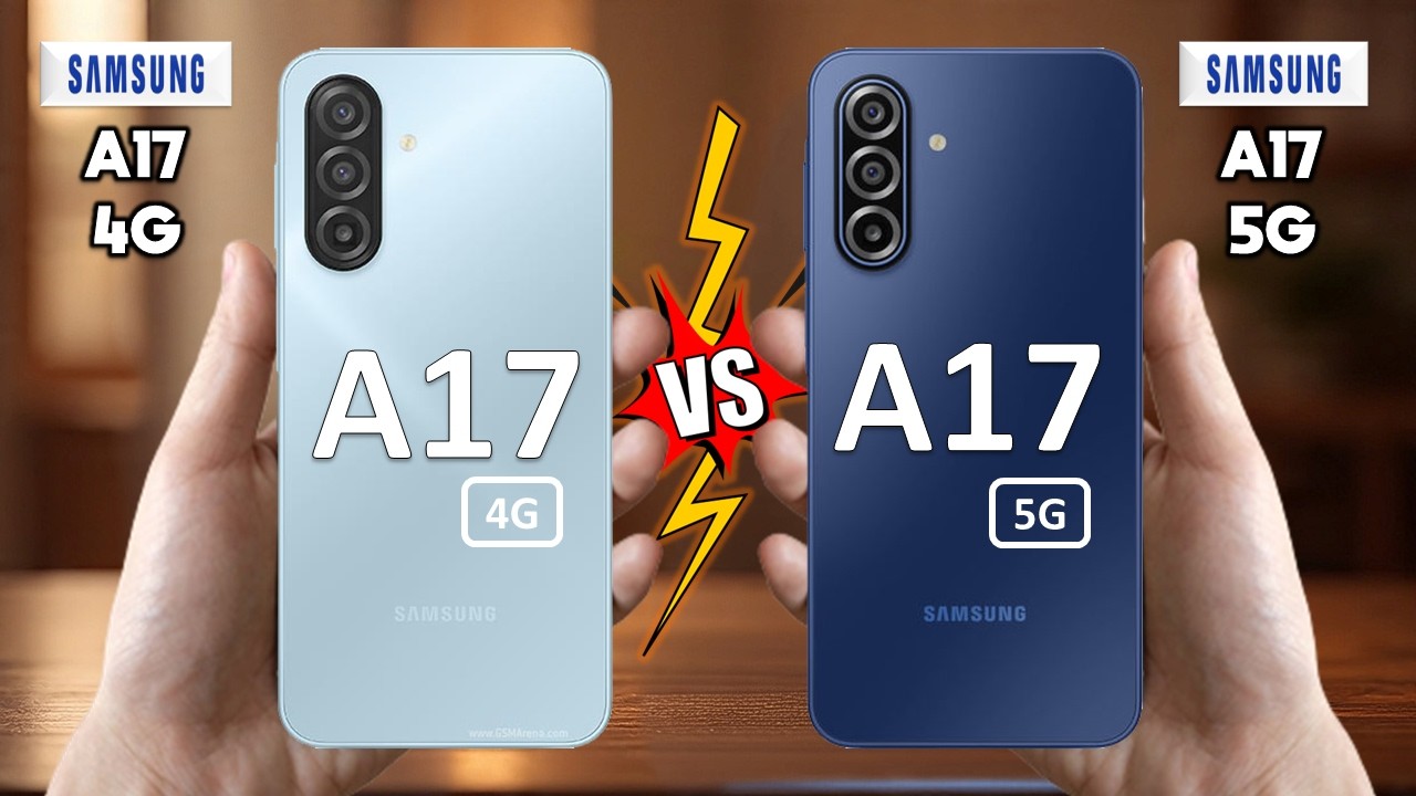Samsung Galaxy A17 4G против Samsung Galaxy A17 5G — полное сравнение 🔥 Techvs
