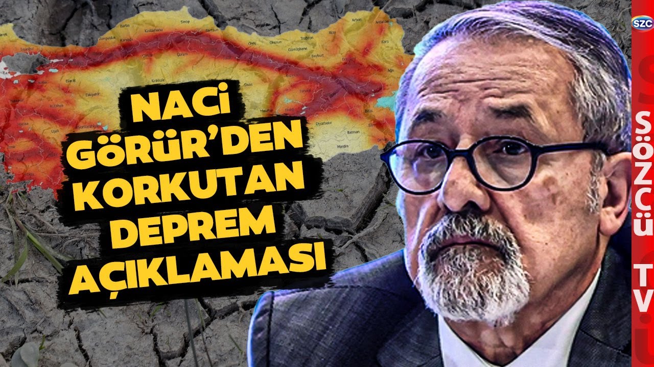 Malatya Depremi Sonrası Naci Görür'den Korkutan Yeni Fay Açıklaması