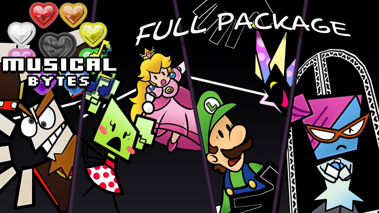 Super Paper Mario Musical Bytes - Complete Package