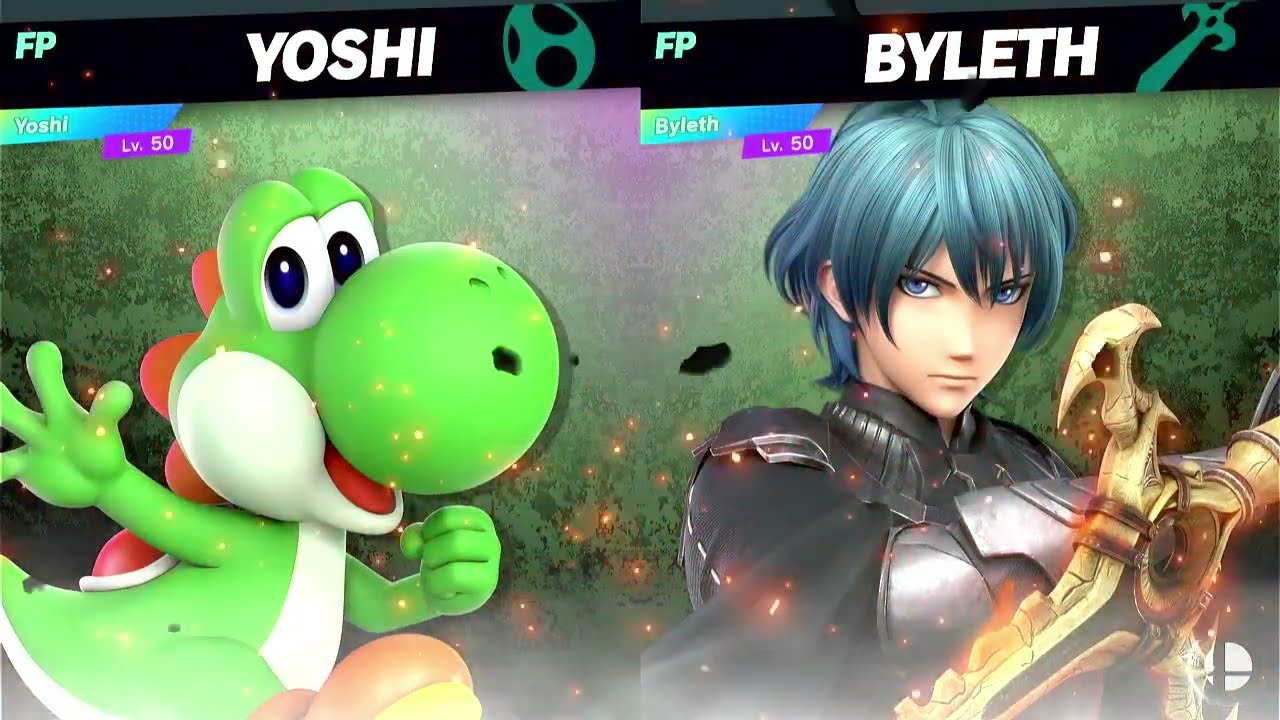 Super Smash Bros Ultimate Amiibo Fights Yoshi vs the World EX vs Byleth