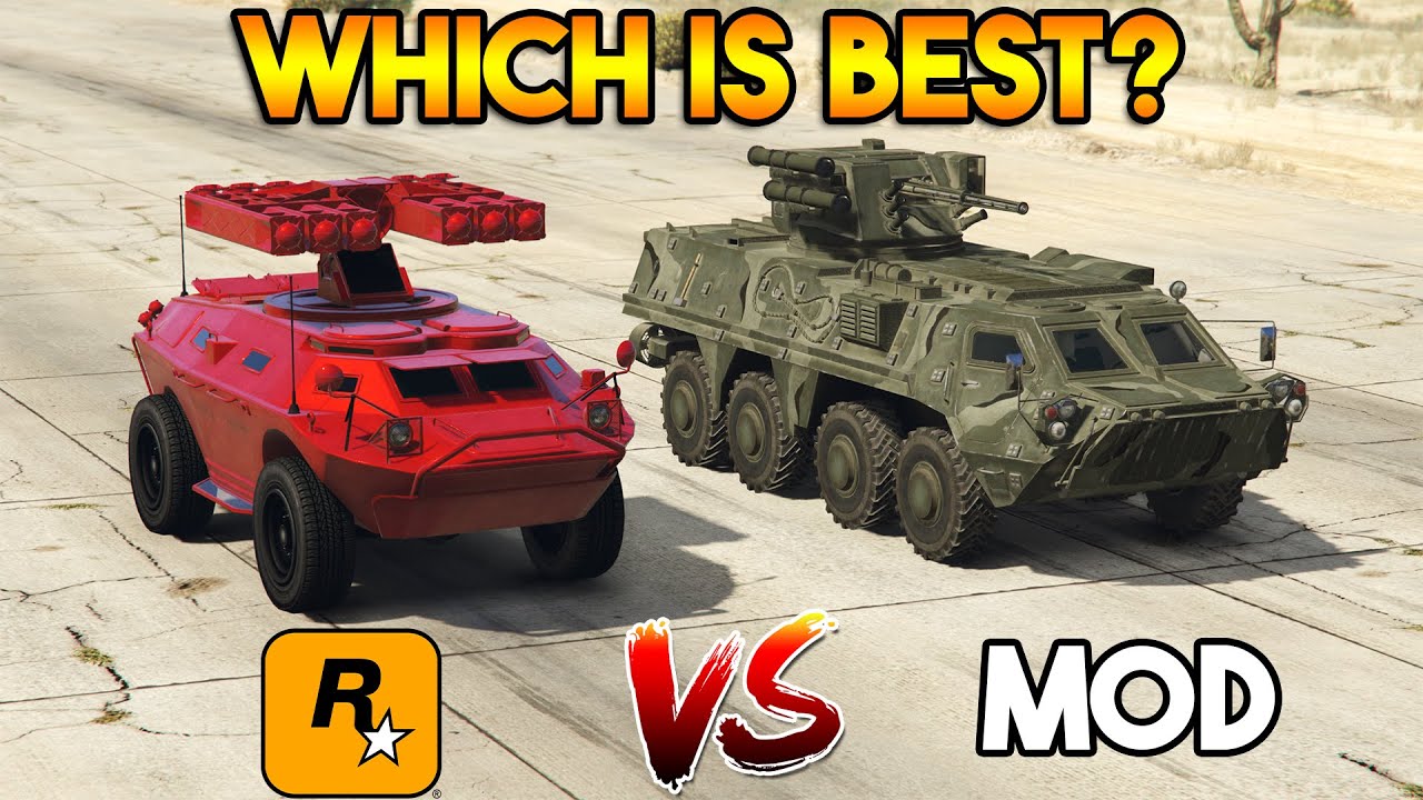 GTA 5 MODDER VS ROCKSTAR GAMES : APC (WHICH IS BEST?)