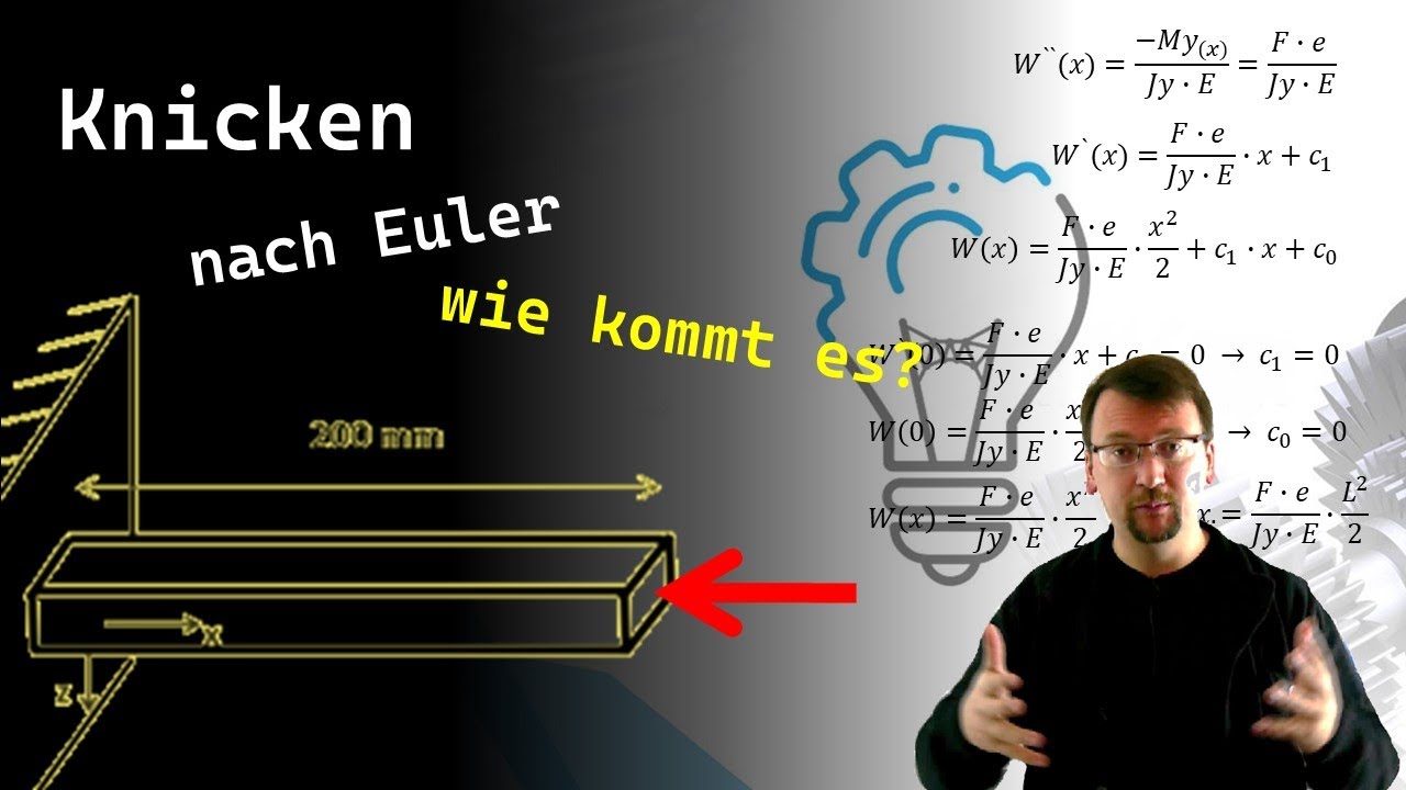 Knicken nach Euler, wie kommt es? - Vorausschauend konstruieren Folie 35, 36, 37, 38, 39