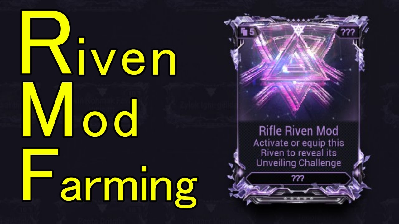 【Warframe】How to Gather Veild Riven Mods!!