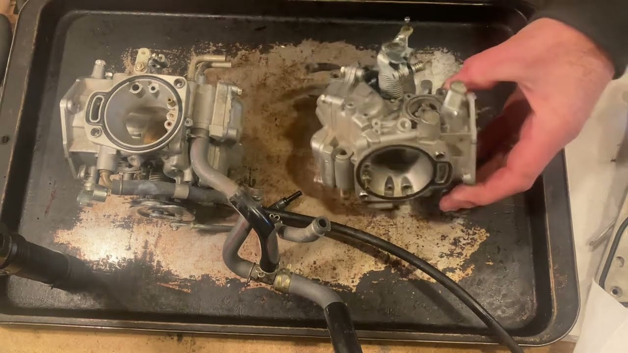 Видео по разборке карбюратора Honda GL 1500 Goldwing, ЧАСТЬ 3