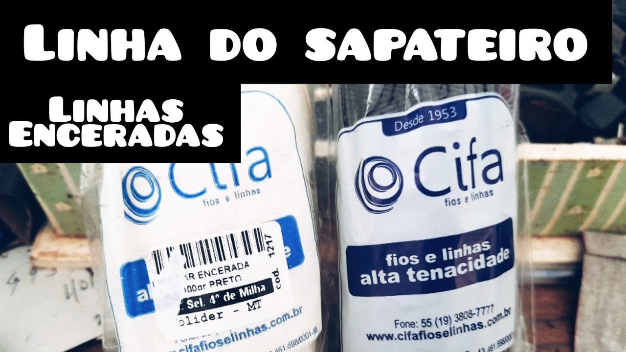 linhas enceradas,para costura de sapateiro