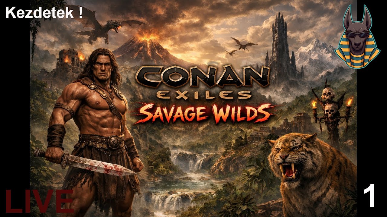 Conan Exiles : Savage Wilds - Kezdetek ! 1 Rész ! ( PC )