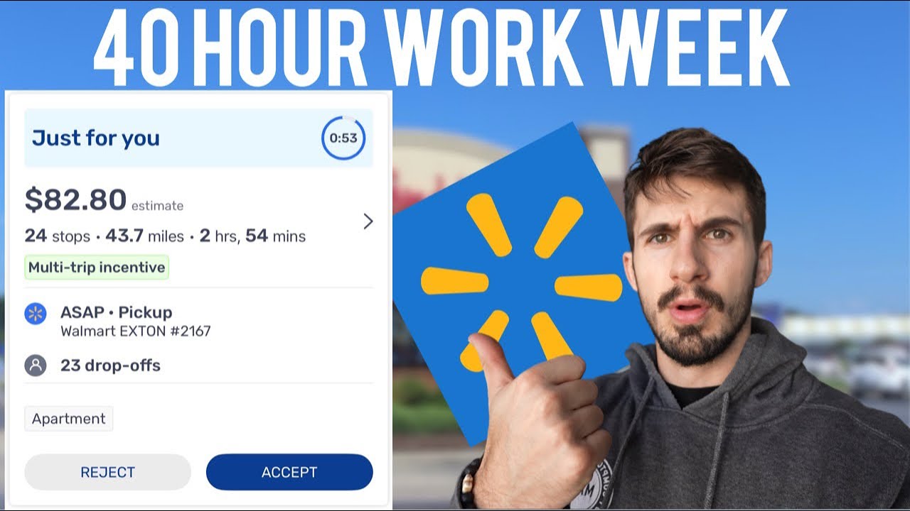 LIVE 40 Hour Walmart Spark Work Week | Episode 5