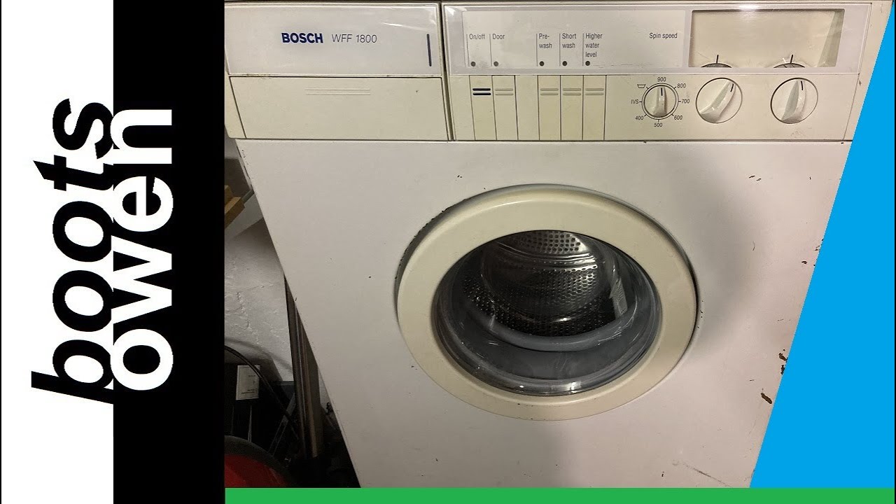 Last wash ever for Bosch WFF1800?  90 Cotton: replaced by a Samsung!