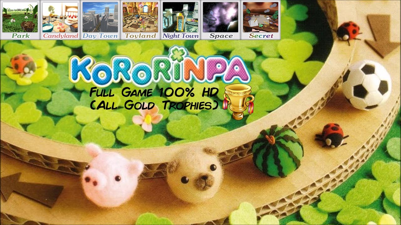 Kororinpa Marble Mania: All Gold Trophies, 100% (1080p, Widescreen)