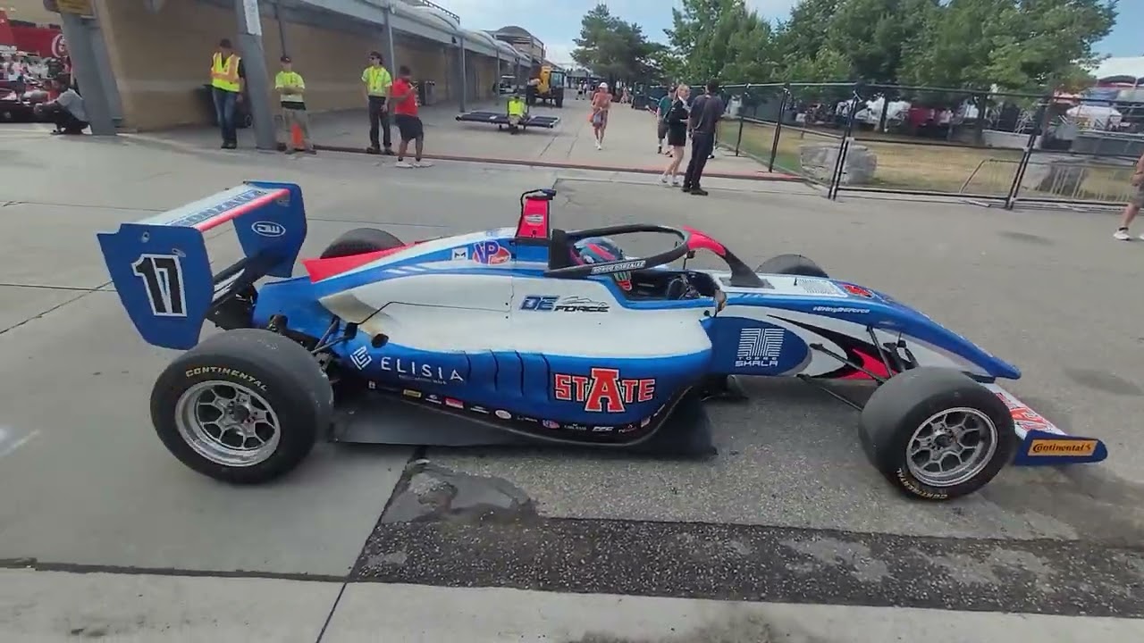 USF2000 Race Cars at the Honda Indy 2025