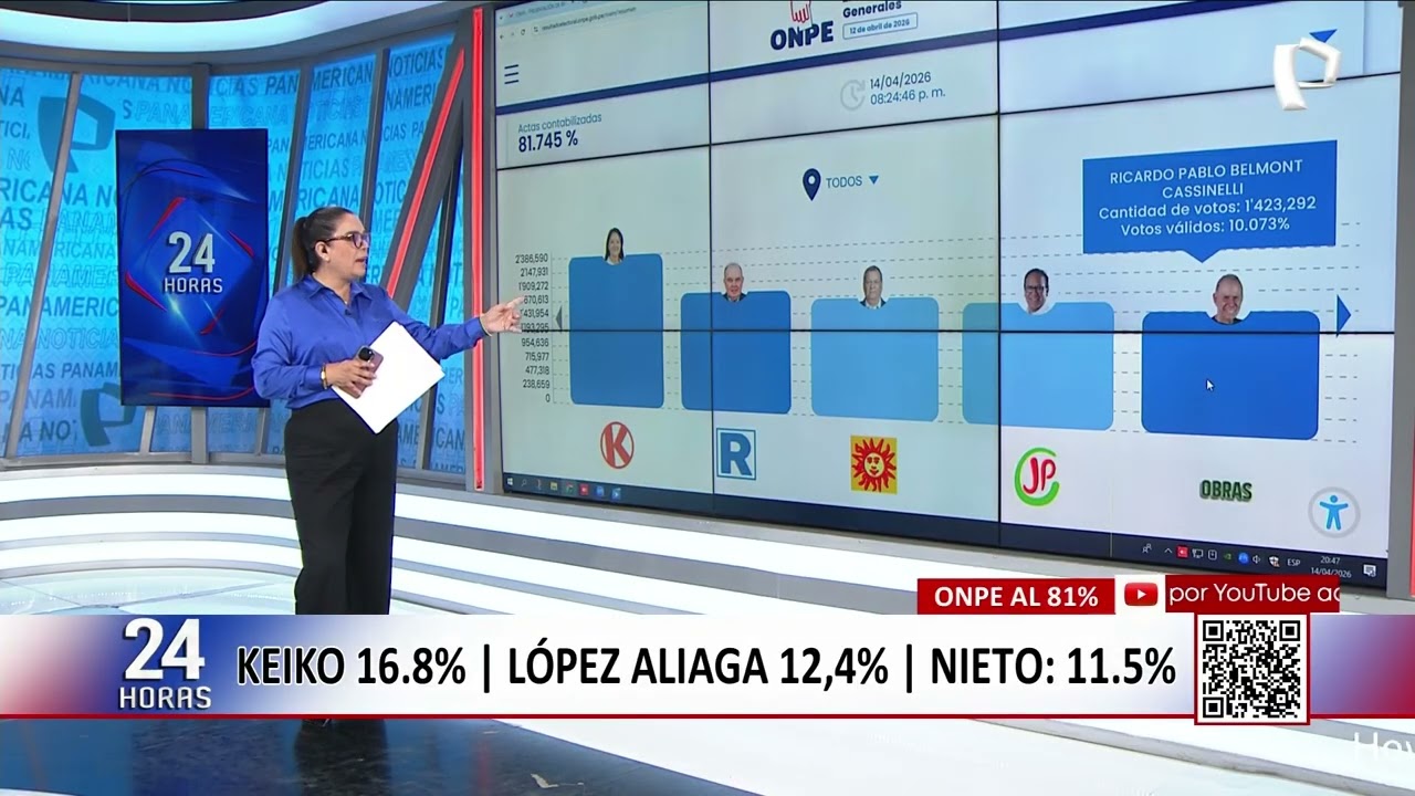 Resultados ONPE: as&iacute; va el conteo oficial de las votaciones