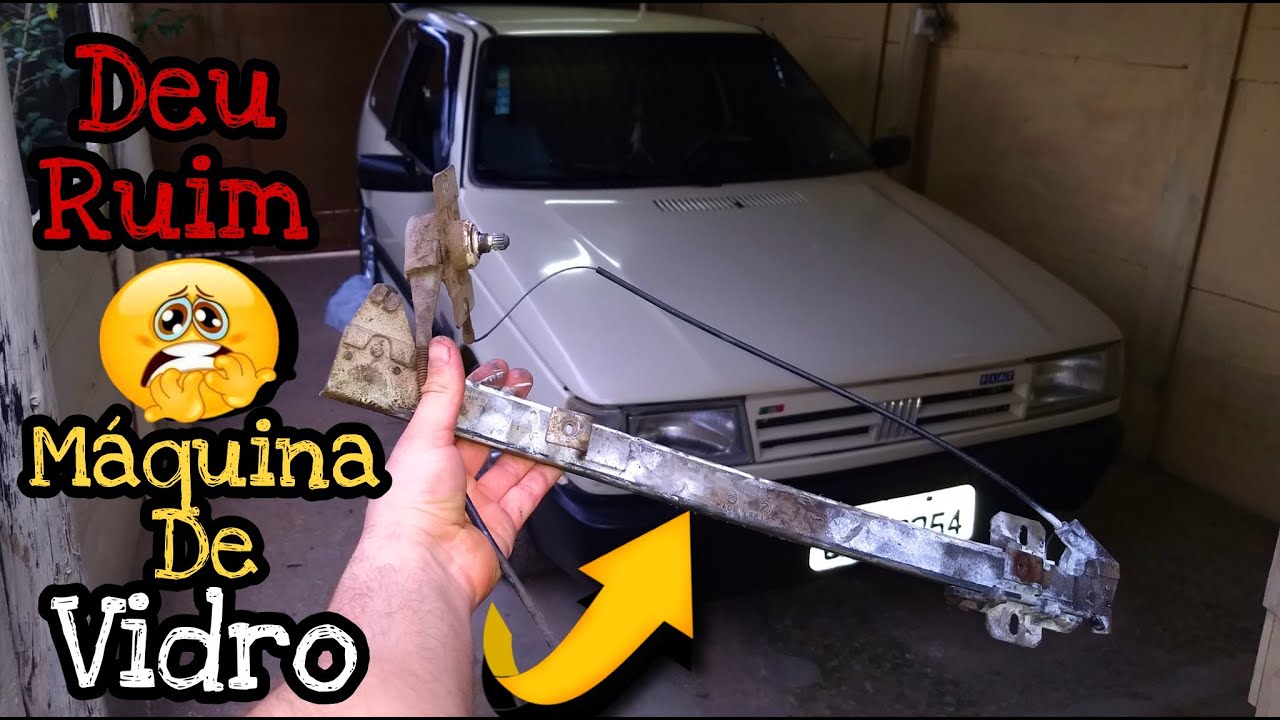 Máquina De Vidro Fiat Uno / Deu Ruim ☹️☹️ !!!