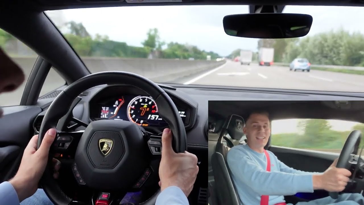 Lamborghini Huracan Evo mit 640 PS | 300+ Km/h auf der Autobahn Fahren | Sound | Vollgas Testfahrt !