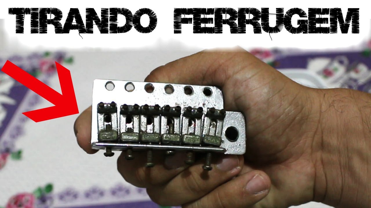Como Tirar Ferrugem Da Guitarra!