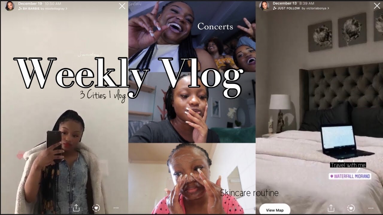 WEEKLY VLOG | attending a Congolese concert. Going to Johannesburg & Free State.  Work.