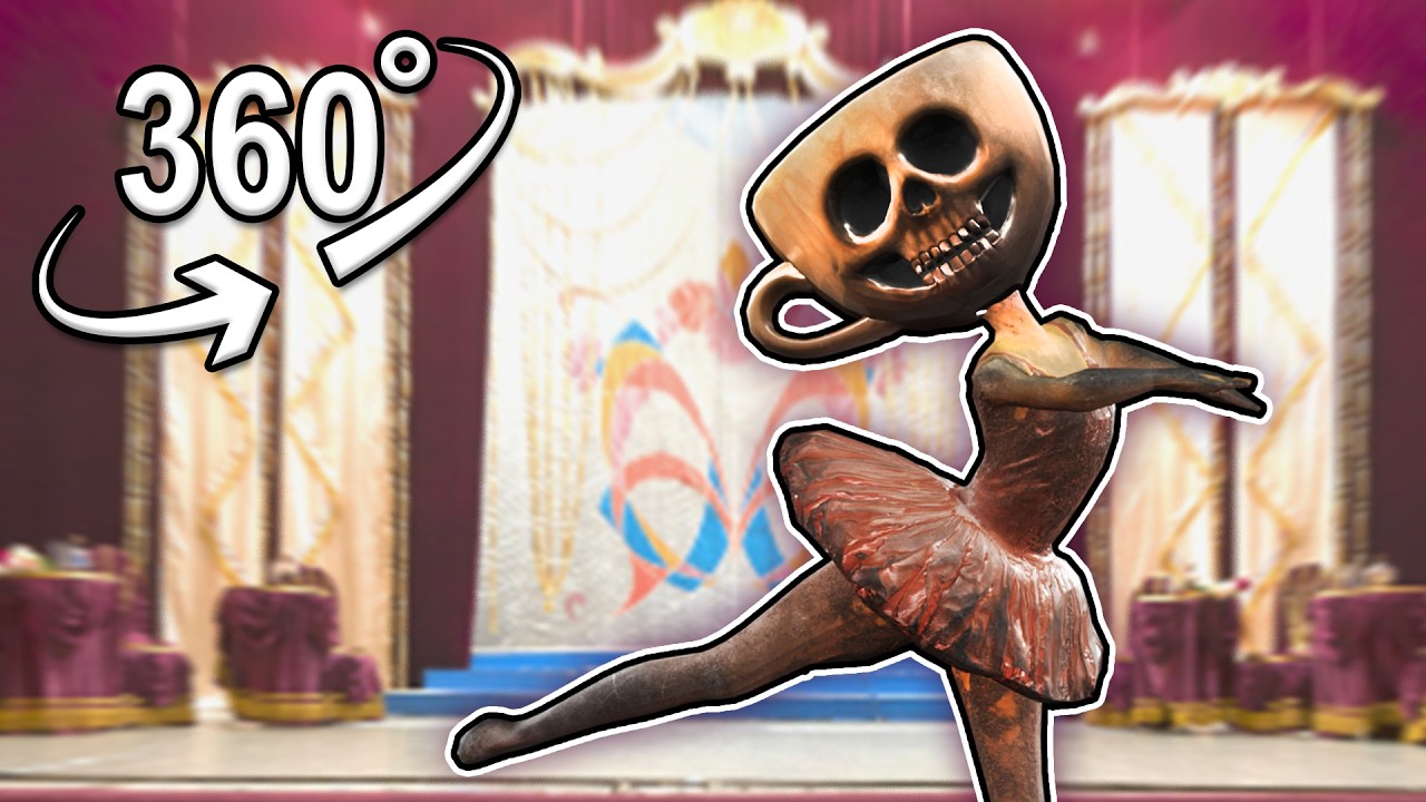 Ballerina Cappuccina (Jump Scare Warning) | VR 360&deg;