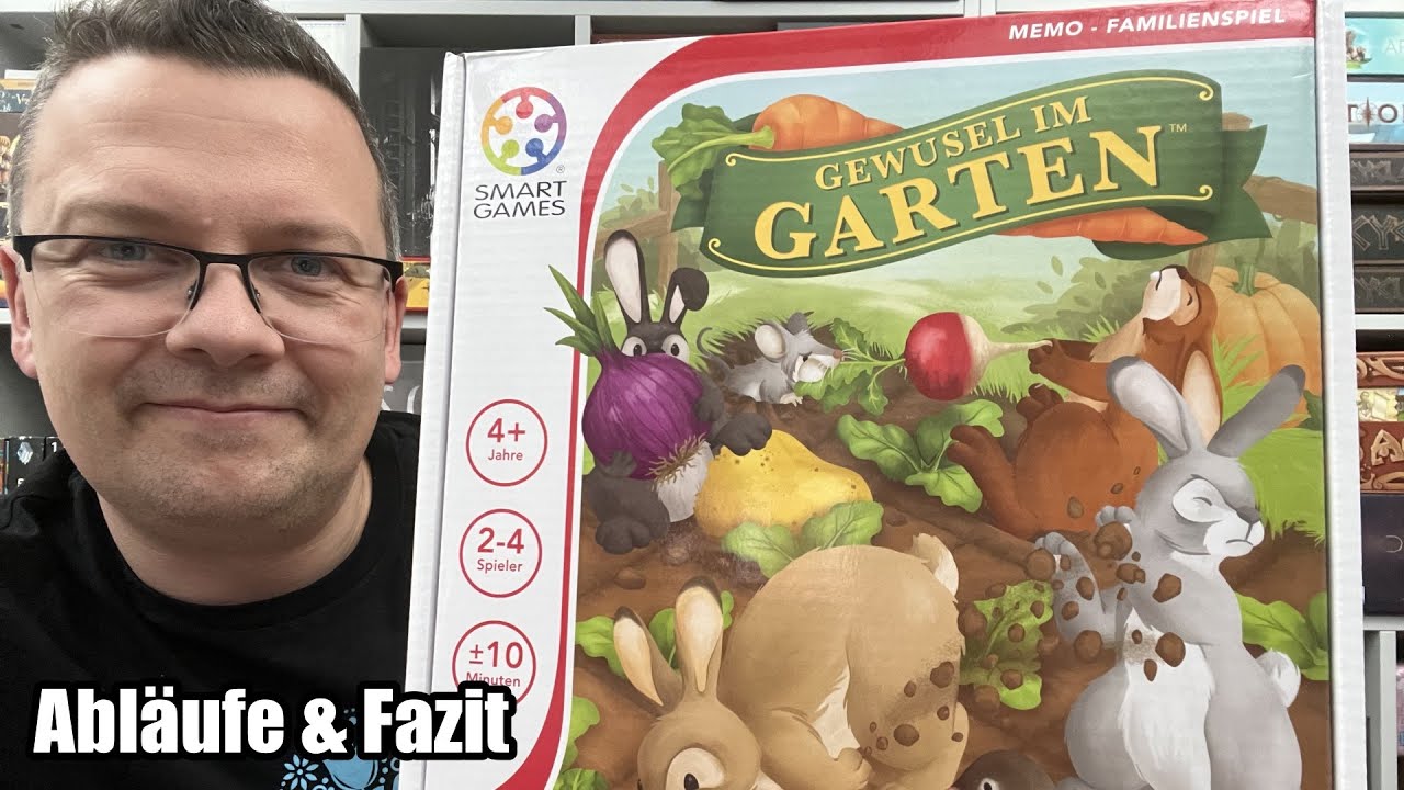 Gewusel im Garten (Smart Games) - Kinderspiel mit Hasen und einfacher Spielweise für Kinder ab 4