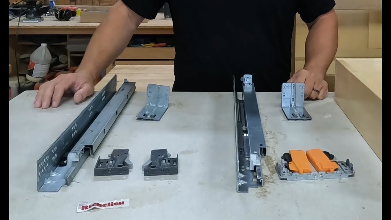 How to install Richelieu / Blum drawer slides