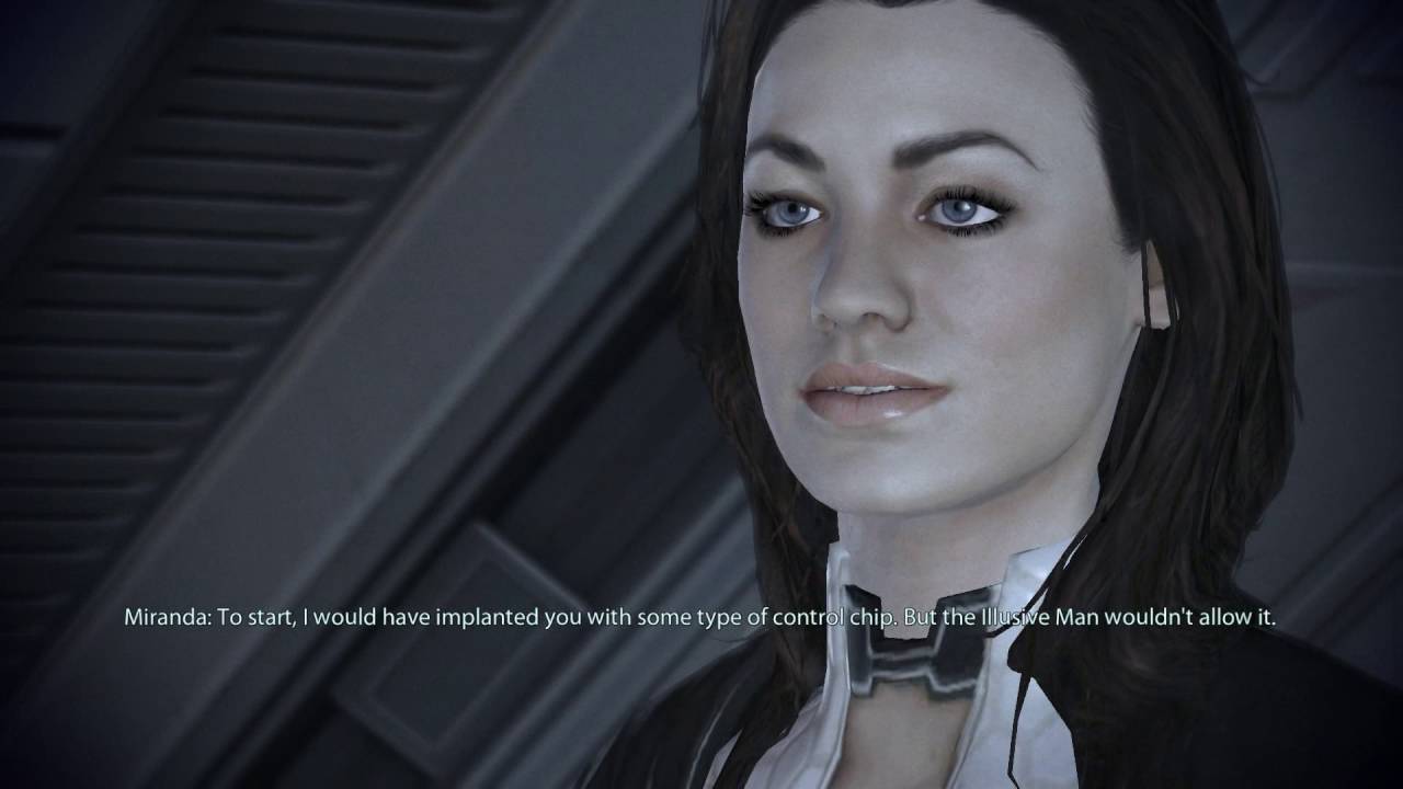 Mass Effect 2: Talking with Miranda for the first time (romance)