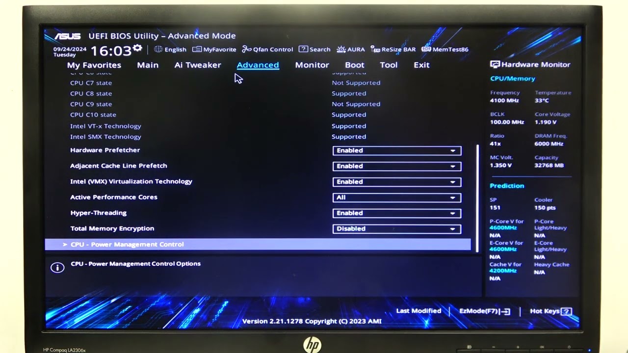Как включить/отключить турборежим процессора на ASUS Z690 Prime | Оптимизация настроек производит...