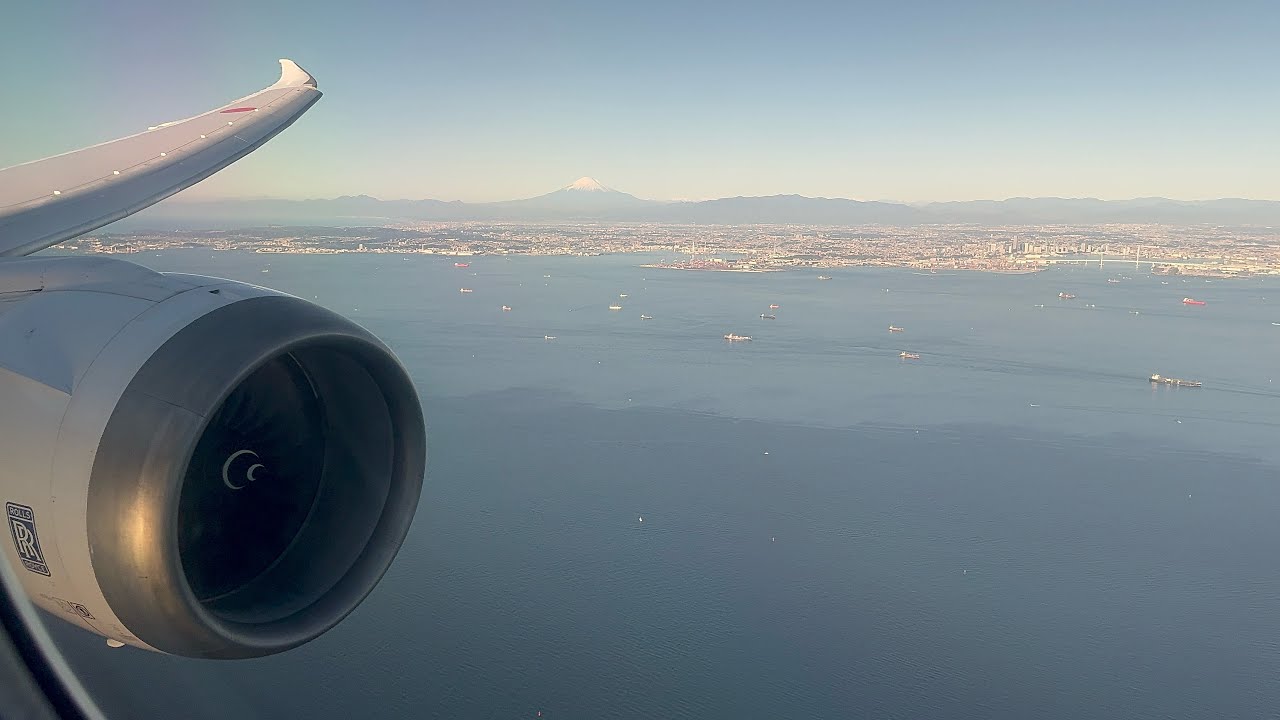 ANA Boeing787-8 関西空港出発&羽田空港到着