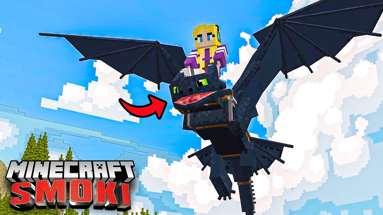 ODKRYWAM WYSPĘ BERK 🐲 JAK WYTRESOWAĆ SMOKA w MINECRAFT