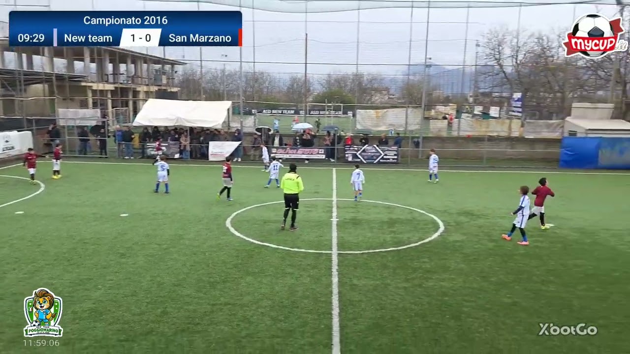 @newteampoggiomarino vs San Marzano categoria 2016 Giornata 1 Ritorno  III Tempo