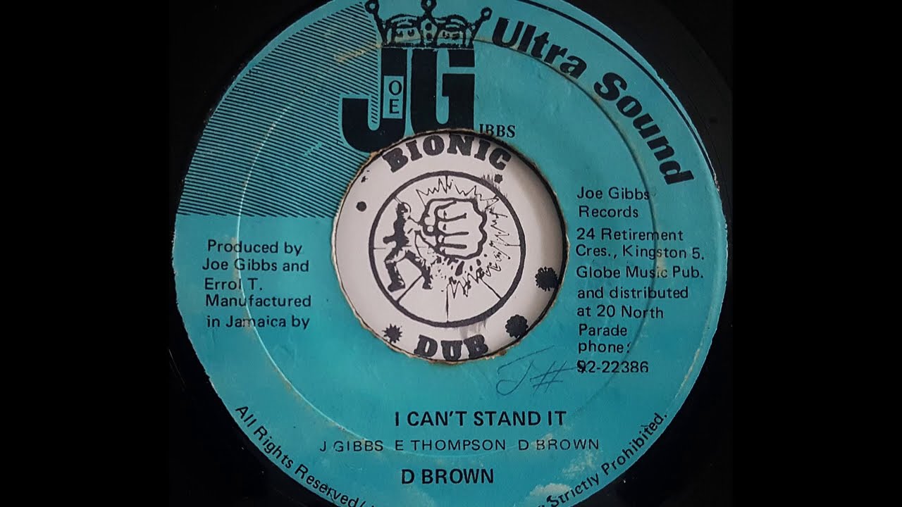 DENNIS BROWN - I Can't Stand It [1983]