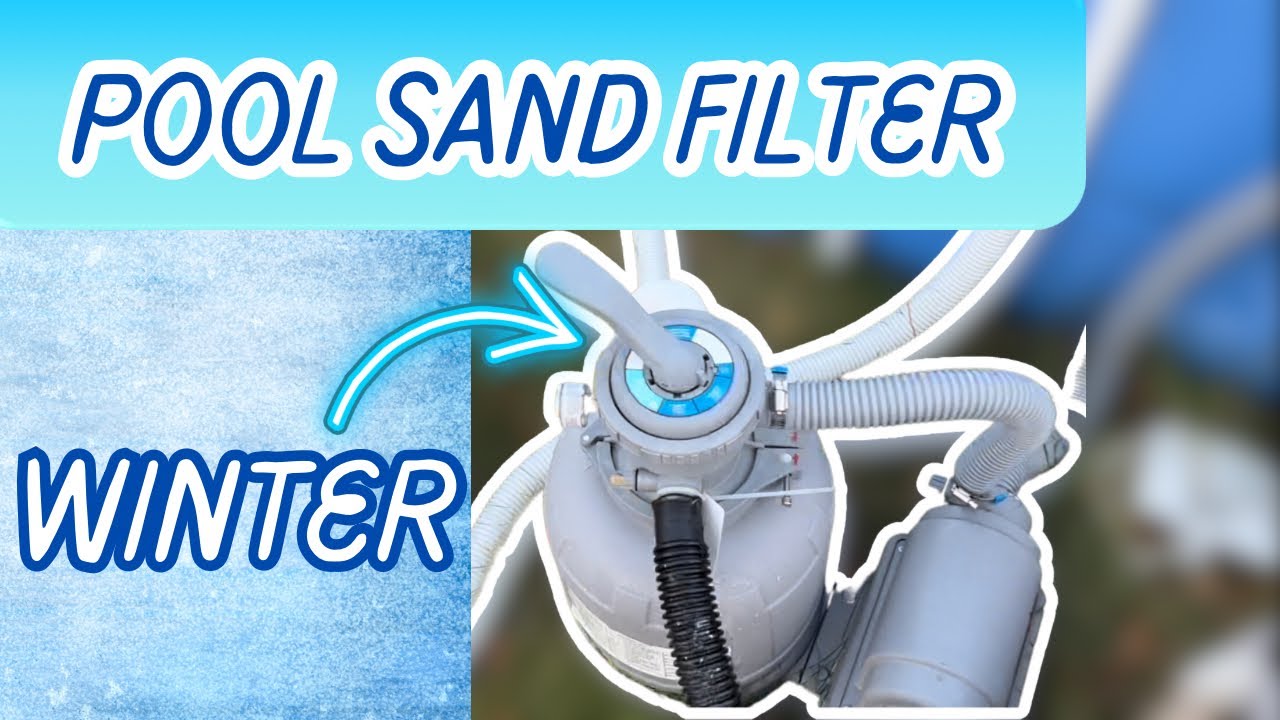 Pool Sand Filter Winter Storage | Pool Winterization Part 1