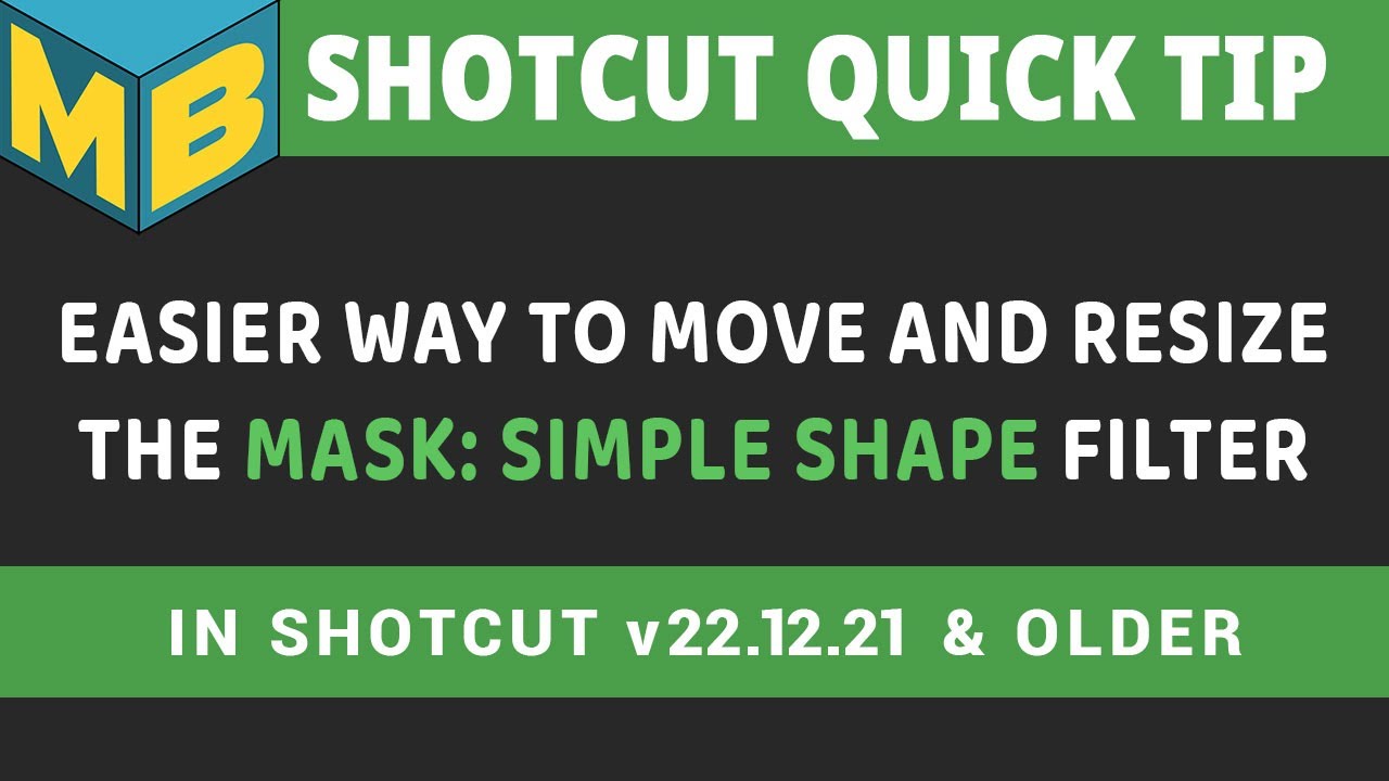 Shotcut - Quick Tip | A few tips to make the 
