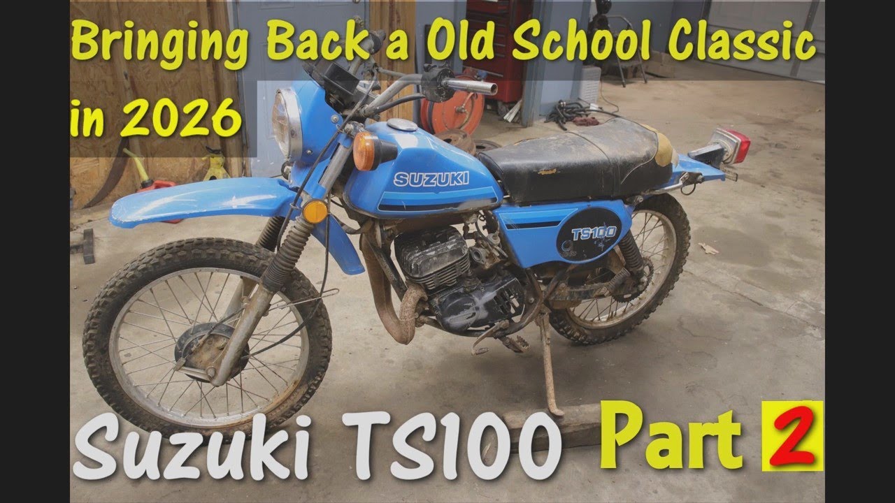 Культовый Suzuki TS100 на бездорожье. Часть 1 #suzukidirtbike