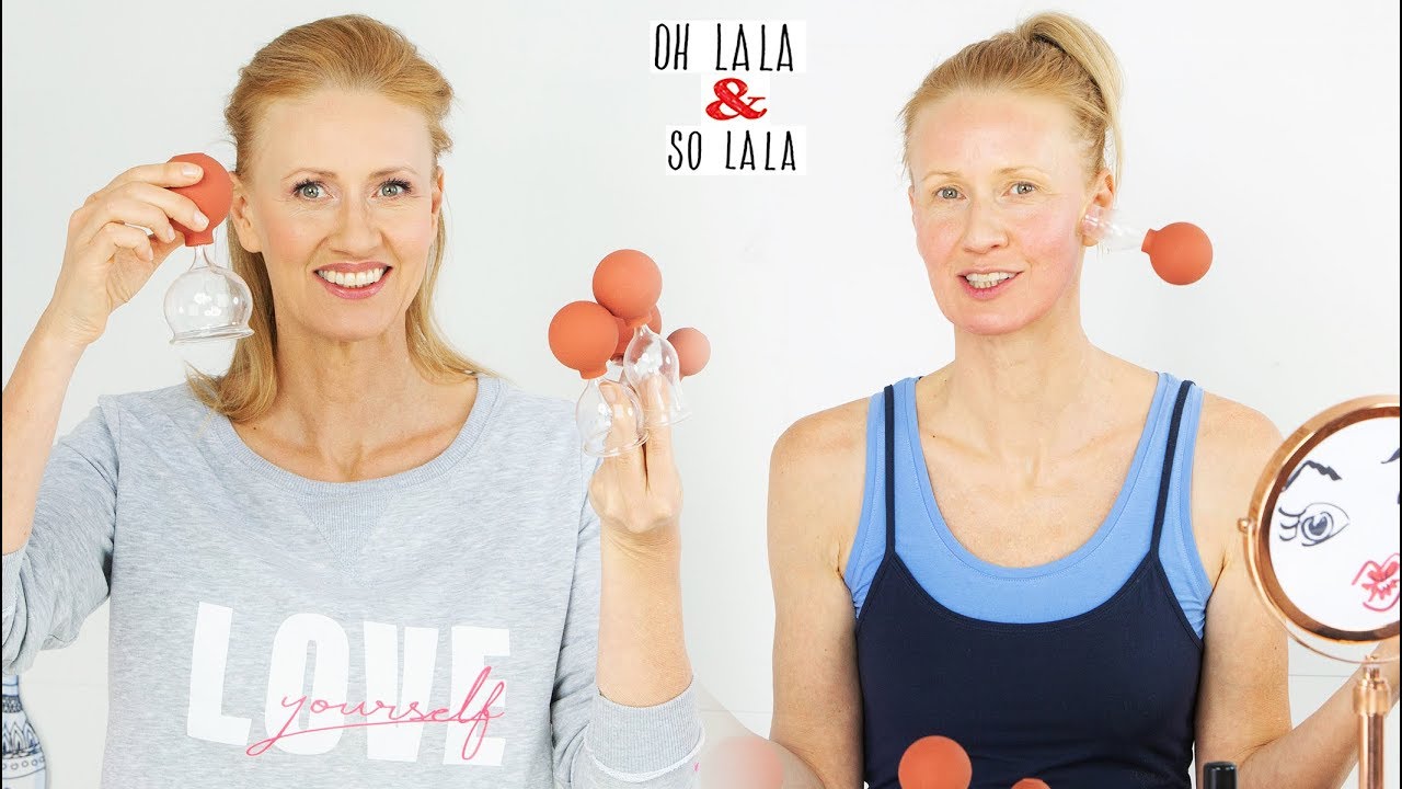 NEU BEAUTYTREND ➡️ Schröpfen DIY * Falten weg ohne Botox & Hyaluron * straffes Bindegewebe & Jawline