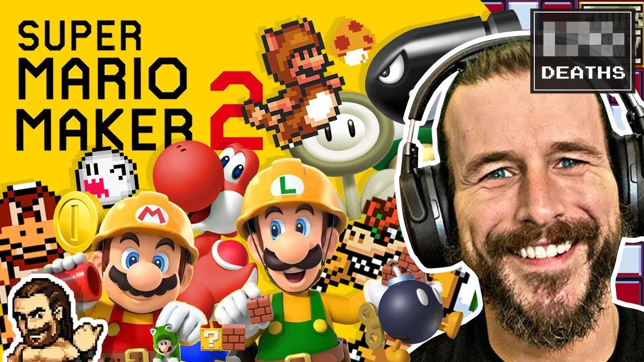 Playing YOUR Mario Maker 2 Levels with a Death Counter! How high will it go? Stream 1,000 Highlight