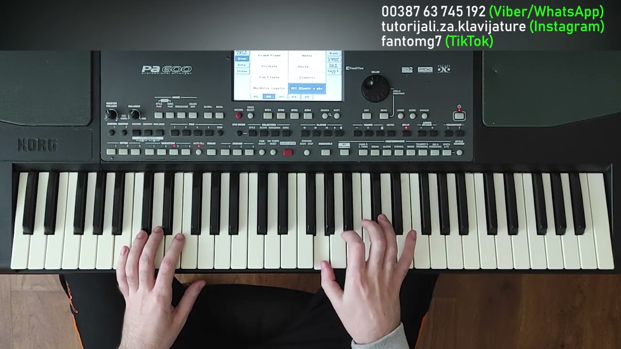 TUTORIJAL | KAKO SVIRATI IMPROVIZACIJU KORISTECI VISE VRSTA SKALA | KORG PA600