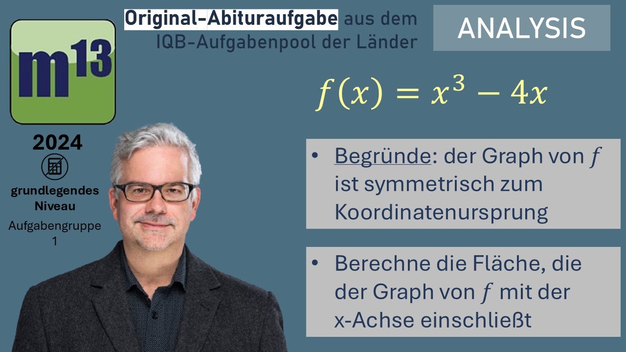 Abitur-Aufgabe: 2024 - ANALYSIS - OHimi - grundlegendes Niveau - Aufgabengruppe 1