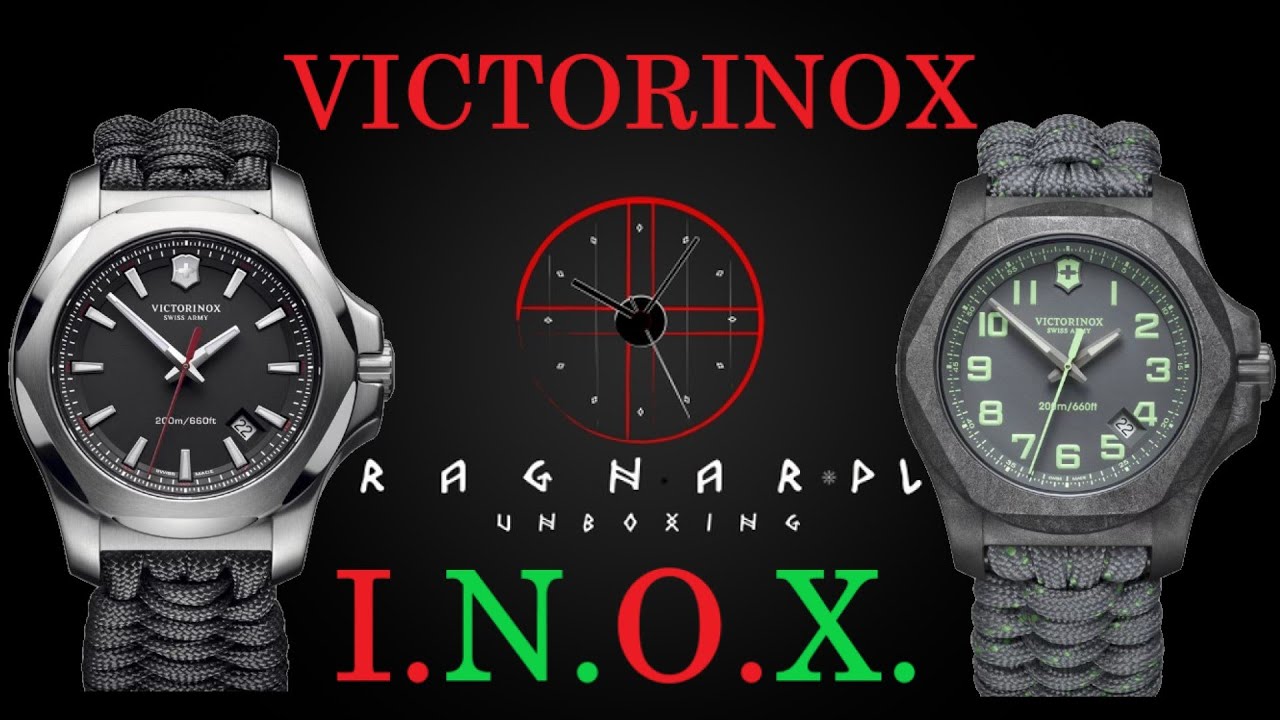 Zegarek Victorinox I.N.O.X. - unboxing, porównanie, recenzja, przymiarka - stal vs carbon.