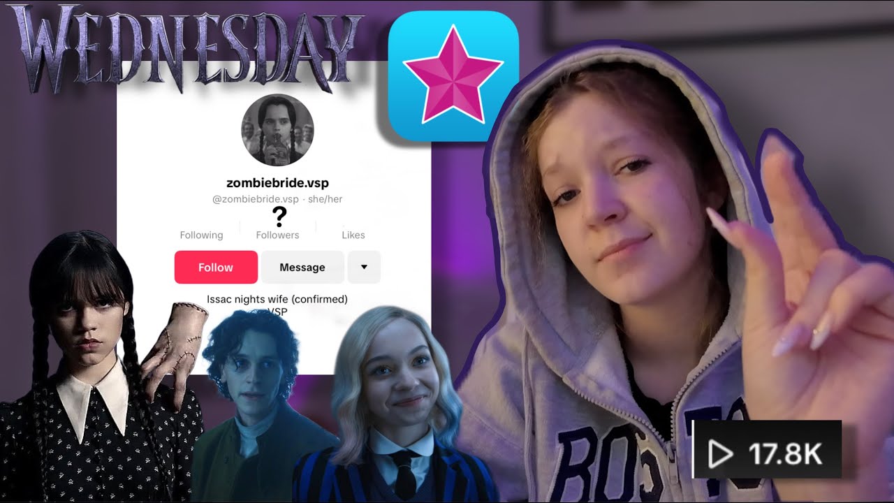 GOING UNDERCOVER AS A WEDNESDAY ADDAMS EDITING ACCOUNT ON TIKTOK FOR A WEEK ! | CAMILLE RAYE