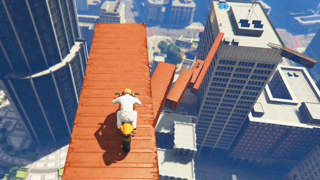 Extreme Building Descend (GTA 5 Funny Moments)