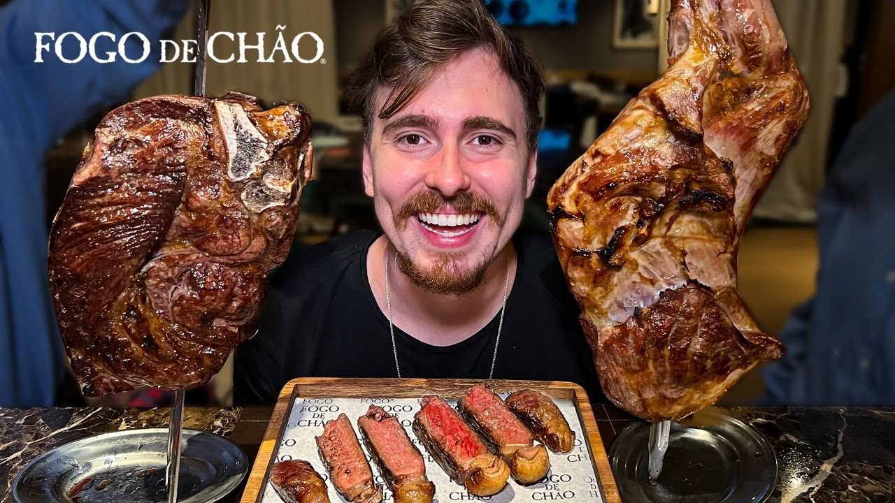 Primeiro rodizio de churrasco no balcão do Brasil I Fogo de Chão