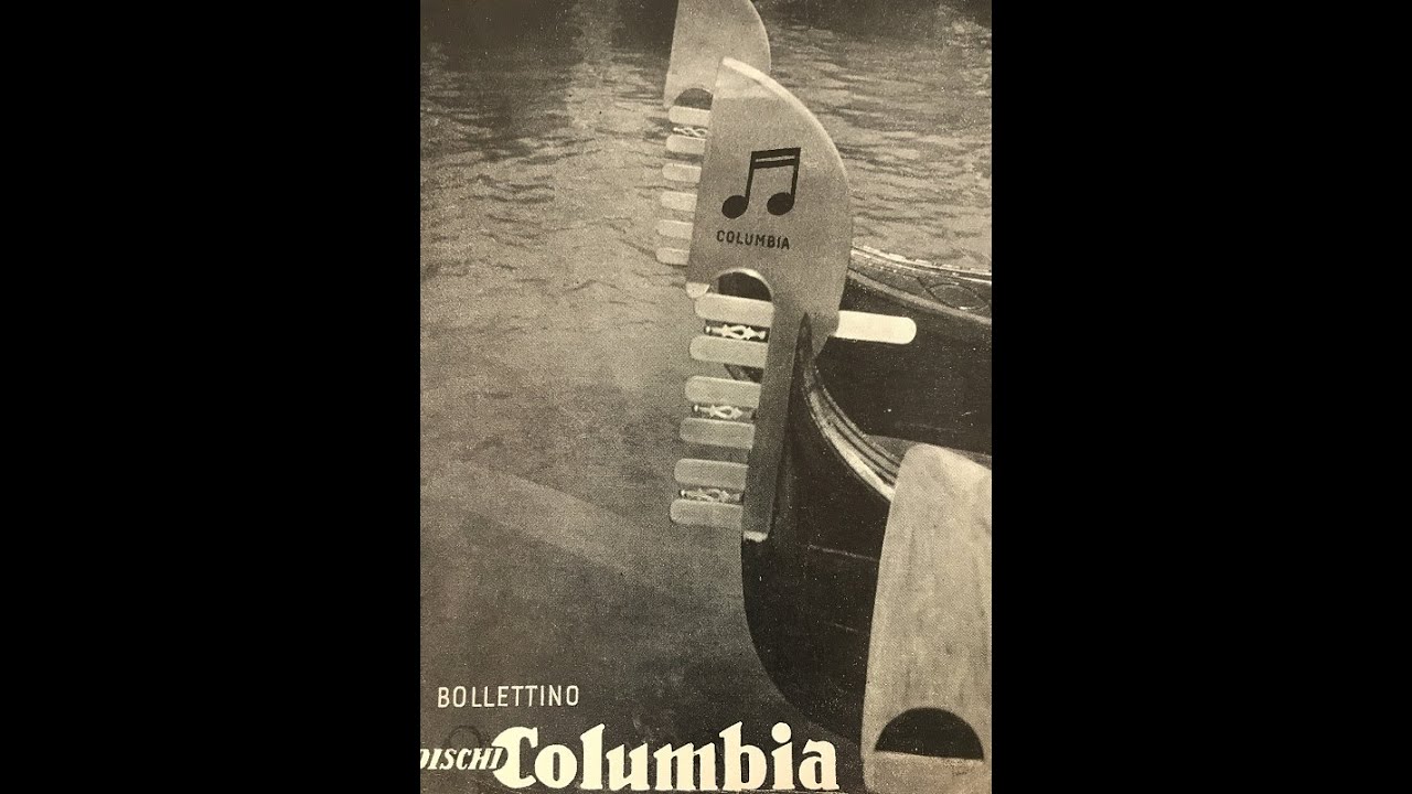 Columbia-Werbeplatte: Musica Di Film, Selezione di alcune brillanti incisioni, Milano, 1938