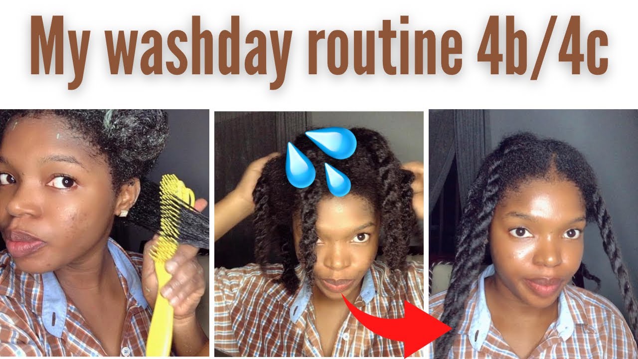 Say Goodbye To Breakage  With This Washday Routine: Guide To Length Retention For 4b/4c Hair.