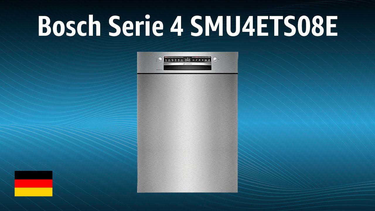 Geschirrsp&uuml;ler Bosch Serie 4 SMU4ETS08E | TEST | Deutsch
