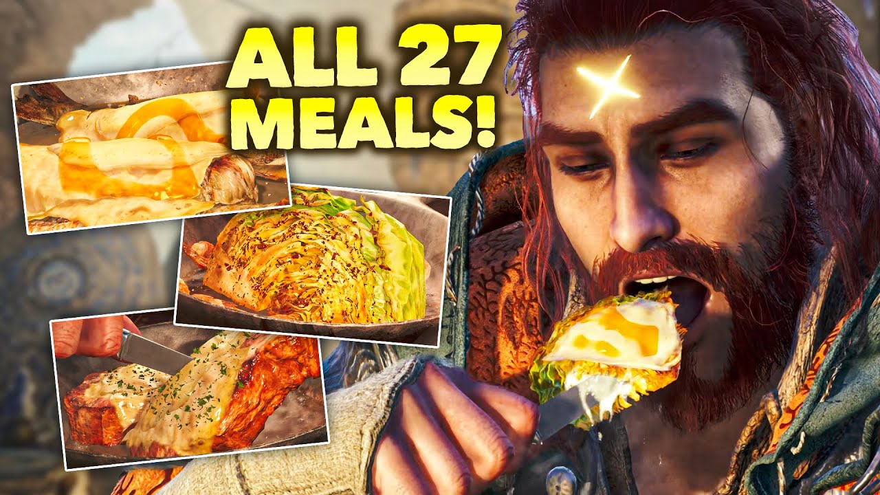 EVERY Food Combination Cutscene in Monster Hunter Wilds Beta