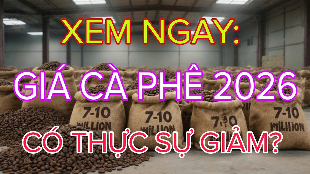 Gi&aacute; C&agrave; Ph&ecirc; 2026 Sẽ Giảm Mạnh? Rabobank Đưa Ra Dự B&aacute;o G&acirc;y Bất Ngờ
