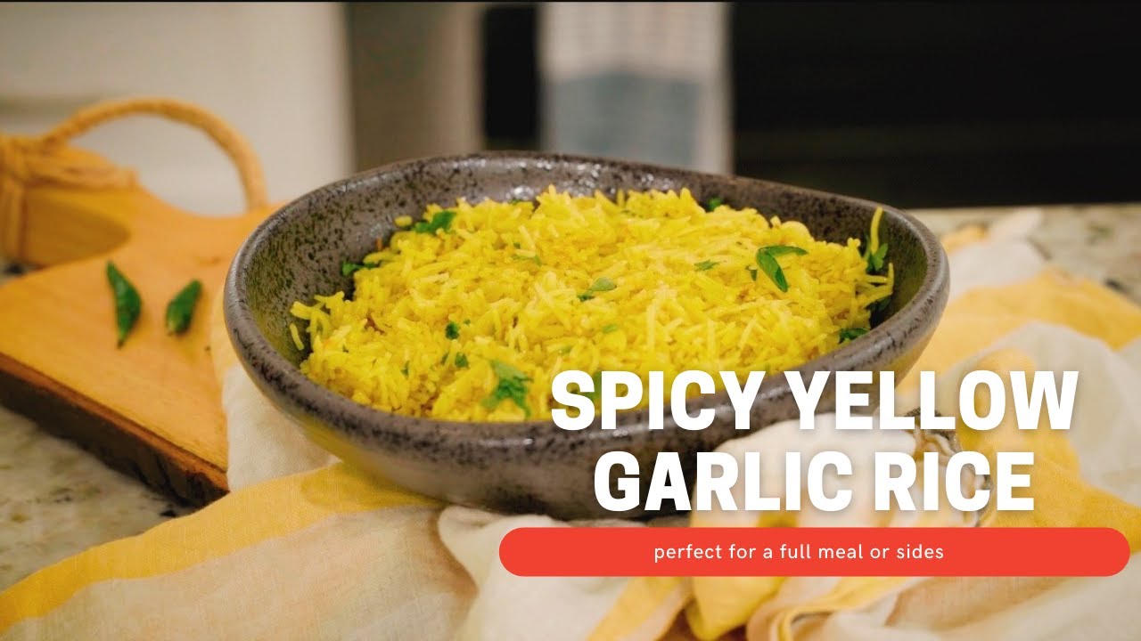 Spicy Yellow Garlic Rice
