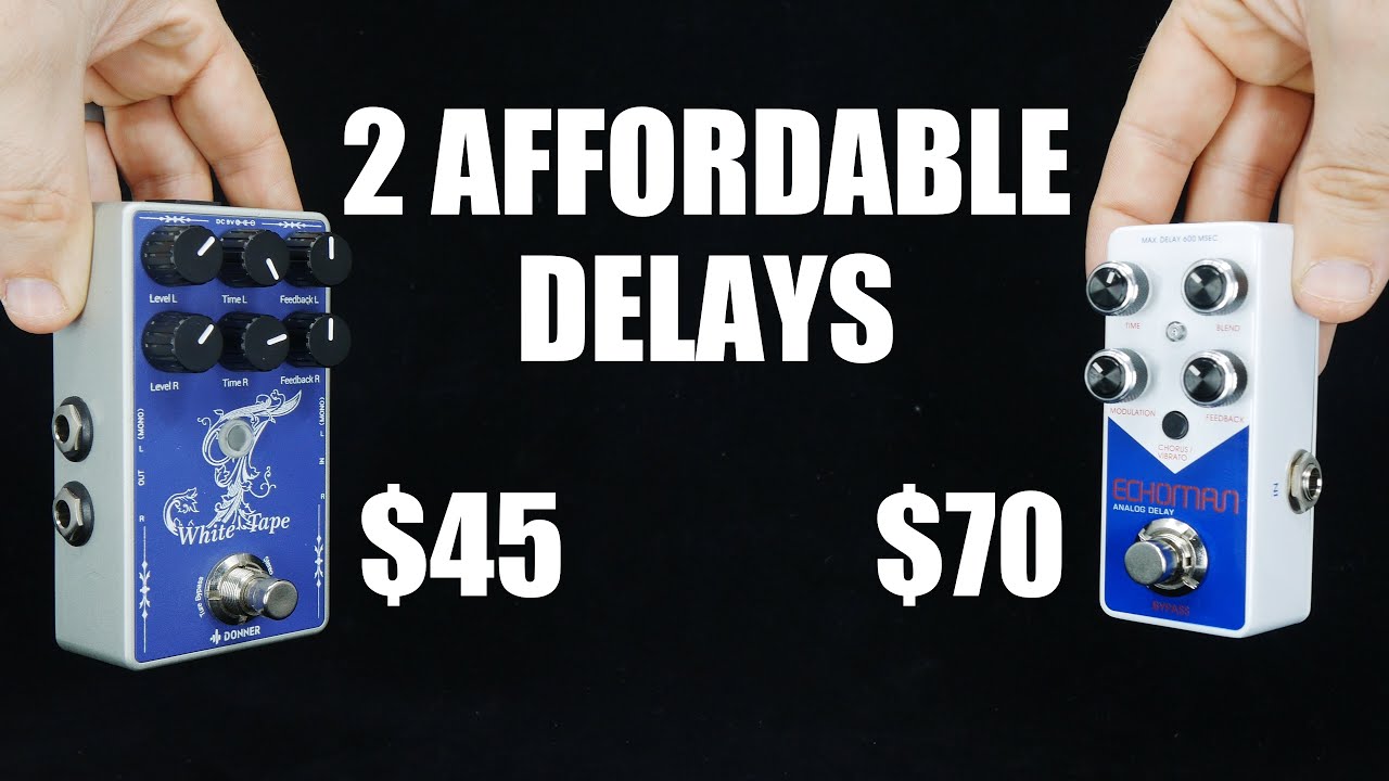 2 Budget Delay Pedals Worth Checking Out | Xvive Echoman Analog Delay & Donner White Tape