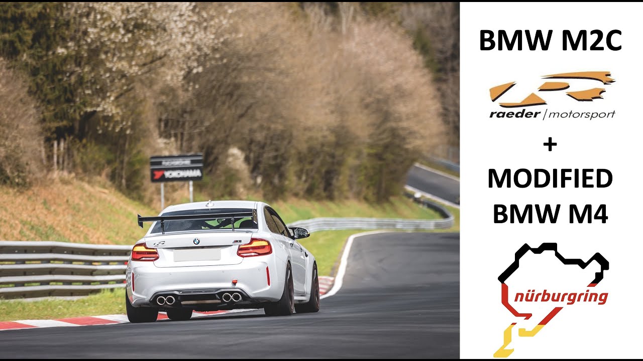 BMW M2C + Modified BMW M4 in traffic - Nurburgring Touristenfahrten 2022