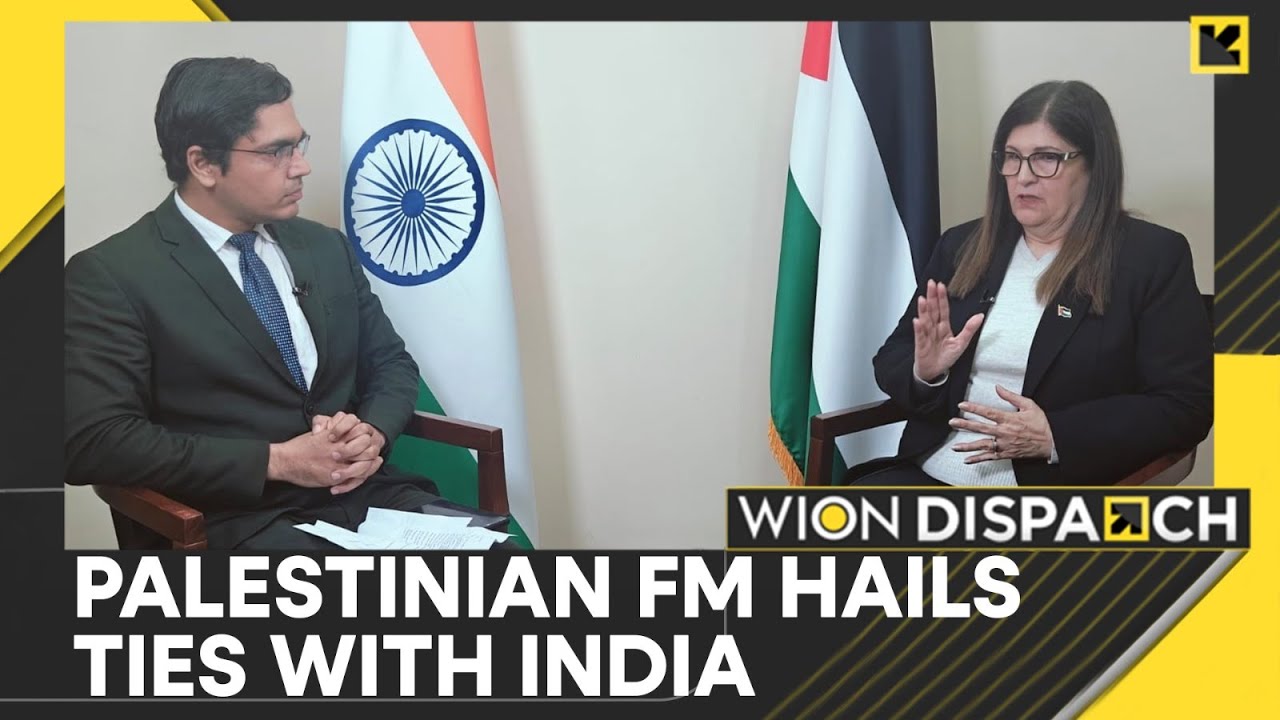 Palestinian FM Praises India's Solidarity With Palestine | WION Dispatch