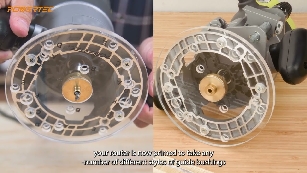 Introduction to POWERTEC Universal Router Plate